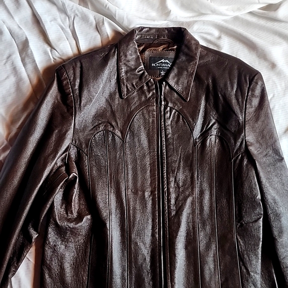 Western Leather Jacket - Picture 1 of 8